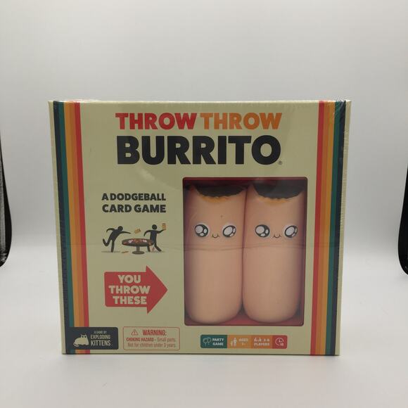 NEW Throw Throw Burrito Party Card Game New Sealed by Exploding Kittens - Picture 1 of 4